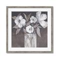 Picture of White On Gray _GroupedProduct_Square_Framed_Matted_