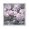 Picture of Big Pink Flower  _GroupedProduct_Square_Framed_Matted_