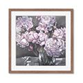 Picture of Big Pink Flower  _GroupedProduct_Square_Framed_Matted_