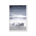 Picture of Running Horse _GroupedProduct_Rectangle_Portrait_Framed_Matted_