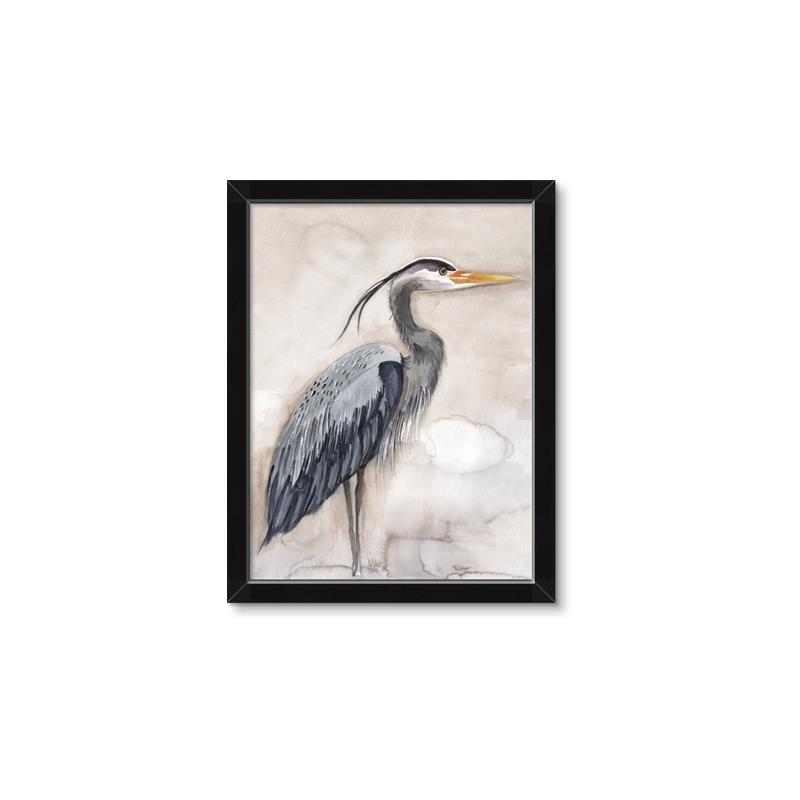 Picture of Blue Egret _GroupedProduct_Rectangle_Portrait_Framed_Matted_