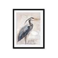Picture of Blue Egret _GroupedProduct_Rectangle_Portrait_Framed_Matted_