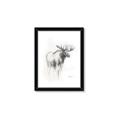 Picture of Moose Charcoal _GroupedProduct_Rectangle_Portrait_Framed_Matted_
