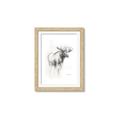 Picture of Moose Charcoal _GroupedProduct_Rectangle_Portrait_Framed_Matted_