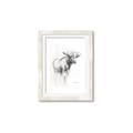Picture of Moose Charcoal _GroupedProduct_Rectangle_Portrait_Framed_Matted_