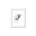 Picture of Moose Charcoal _GroupedProduct_Rectangle_Portrait_Framed_Matted_