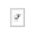 Picture of Moose Charcoal _GroupedProduct_Rectangle_Portrait_Framed_Matted_