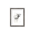 Picture of Moose Charcoal _GroupedProduct_Rectangle_Portrait_Framed_Matted_
