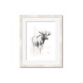 Picture of Moose Charcoal _GroupedProduct_Rectangle_Portrait_Framed_Matted_