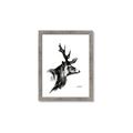 Picture of Sketched Deer side  _GroupedProduct_Rectangle_Portrait_Framed_Matted_