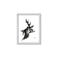 Picture of Sketched Deer side  _GroupedProduct_Rectangle_Portrait_Framed_Matted_