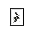 Picture of Sketched Deer side  _GroupedProduct_Rectangle_Portrait_Framed_Matted_