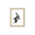 Picture of Sketched Deer side  _GroupedProduct_Rectangle_Portrait_Framed_Matted_