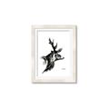 Picture of Sketched Deer side  _GroupedProduct_Rectangle_Portrait_Framed_Matted_