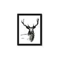 Picture of Sketched Deer  _GroupedProduct_Rectangle_Portrait_Framed_Matted_