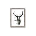 Picture of Sketched Deer  _GroupedProduct_Rectangle_Portrait_Framed_Matted_