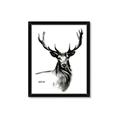 Picture of Sketched Deer  _GroupedProduct_Rectangle_Portrait_Framed_Matted_