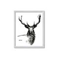 Picture of Sketched Deer  _GroupedProduct_Rectangle_Portrait_Framed_Matted_