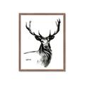 Picture of Sketched Deer  _GroupedProduct_Rectangle_Portrait_Framed_Matted_