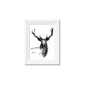 Picture of Sketched Deer  _GroupedProduct_Rectangle_Portrait_Framed_Matted_