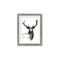 Picture of Sketched Deer  _GroupedProduct_Rectangle_Portrait_Framed_Matted_
