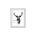 Picture of Sketched Deer  _GroupedProduct_Rectangle_Portrait_Framed_Matted_