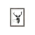 Picture of Sketched Deer  _GroupedProduct_Rectangle_Portrait_Framed_Matted_
