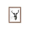 Picture of Sketched Deer  _GroupedProduct_Rectangle_Portrait_Framed_Matted_
