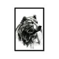 Picture of Sketched Bear _GroupedProduct_Rectangle_Portrait_Framed_Matted_