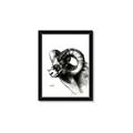 Picture of Sketched Ram _GroupedProduct_Rectangle_Portrait_Framed_Matted_