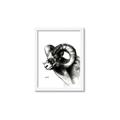 Picture of Sketched Ram _GroupedProduct_Rectangle_Portrait_Framed_Matted_