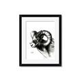 Picture of Sketched Ram _GroupedProduct_Rectangle_Portrait_Framed_Matted_