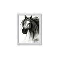 Picture of Sketched Horse _GroupedProduct_Rectangle_Portrait_Framed_Matted_