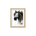 Picture of Sketched Horse _GroupedProduct_Rectangle_Portrait_Framed_Matted_