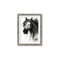 Picture of Sketched Horse _GroupedProduct_Rectangle_Portrait_Framed_Matted_