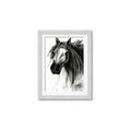 Picture of Sketched Horse _GroupedProduct_Rectangle_Portrait_Framed_Matted_