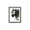 Picture of Sketched Horse _GroupedProduct_Rectangle_Portrait_Framed_Matted_