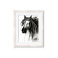 Picture of Sketched Horse _GroupedProduct_Rectangle_Portrait_Framed_Matted_
