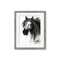 Picture of Sketched Horse _GroupedProduct_Rectangle_Portrait_Framed_Matted_