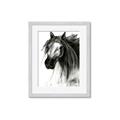 Picture of Sketched Horse _GroupedProduct_Rectangle_Portrait_Framed_Matted_