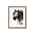 Picture of Sketched Horse _GroupedProduct_Rectangle_Portrait_Framed_Matted_