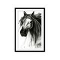 Picture of Sketched Horse _GroupedProduct_Rectangle_Portrait_Framed_Matted_