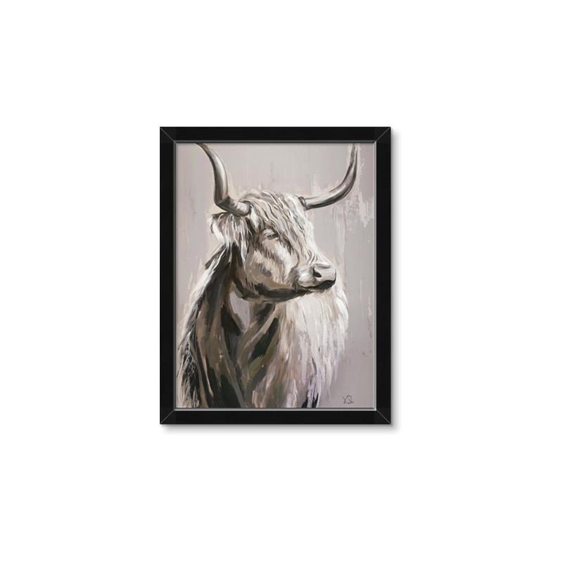 Picture of Harry the Highland _GroupedProduct_Rectangle_Portrait_Framed_Matted_