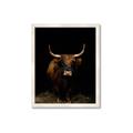 Picture of Dixie, the Bull II _GroupedProduct_Rectangle_Portrait_Photography _GroupedProduct_Rectangle_Portrait_Framed_Matted_