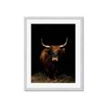 Picture of Dixie, the Bull II _GroupedProduct_Rectangle_Portrait_Photography _GroupedProduct_Rectangle_Portrait_Framed_Matted_