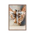 Picture of Giraffe Pals  _GroupedProduct_Rectangle_Portrait_Photography _GroupedProduct_Rectangle_Portrait_Framed_Matted_