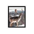 Picture of Waiting in Snow _GroupedProduct_Rectangle_Portrait_Photography _GroupedProduct_Rectangle_Portrait_Framed_Matted_