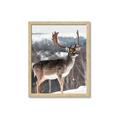 Picture of Waiting in Snow _GroupedProduct_Rectangle_Portrait_Photography _GroupedProduct_Rectangle_Portrait_Framed_Matted_