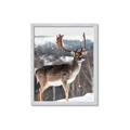Picture of Waiting in Snow _GroupedProduct_Rectangle_Portrait_Photography _GroupedProduct_Rectangle_Portrait_Framed_Matted_