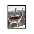 Picture of Waiting in Snow _GroupedProduct_Rectangle_Portrait_Photography _GroupedProduct_Rectangle_Portrait_Framed_Matted_